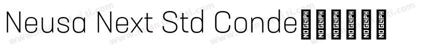 Neusa Next Std Conde字体转换